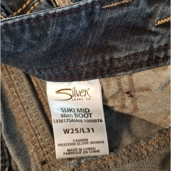 Silver Suki Mid-rise Slim Boot Jeans - Picture 8 of 8